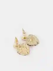 Конфетный серьги романтичные Сердечки с кристаллами