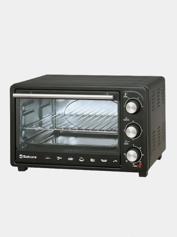 Духовка электрическая Sakura SA-7025B 1500Вт 30л таймер