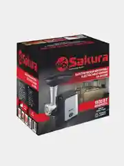 Черный мясорубка Sakura SA-6422BK, 1600 Вт