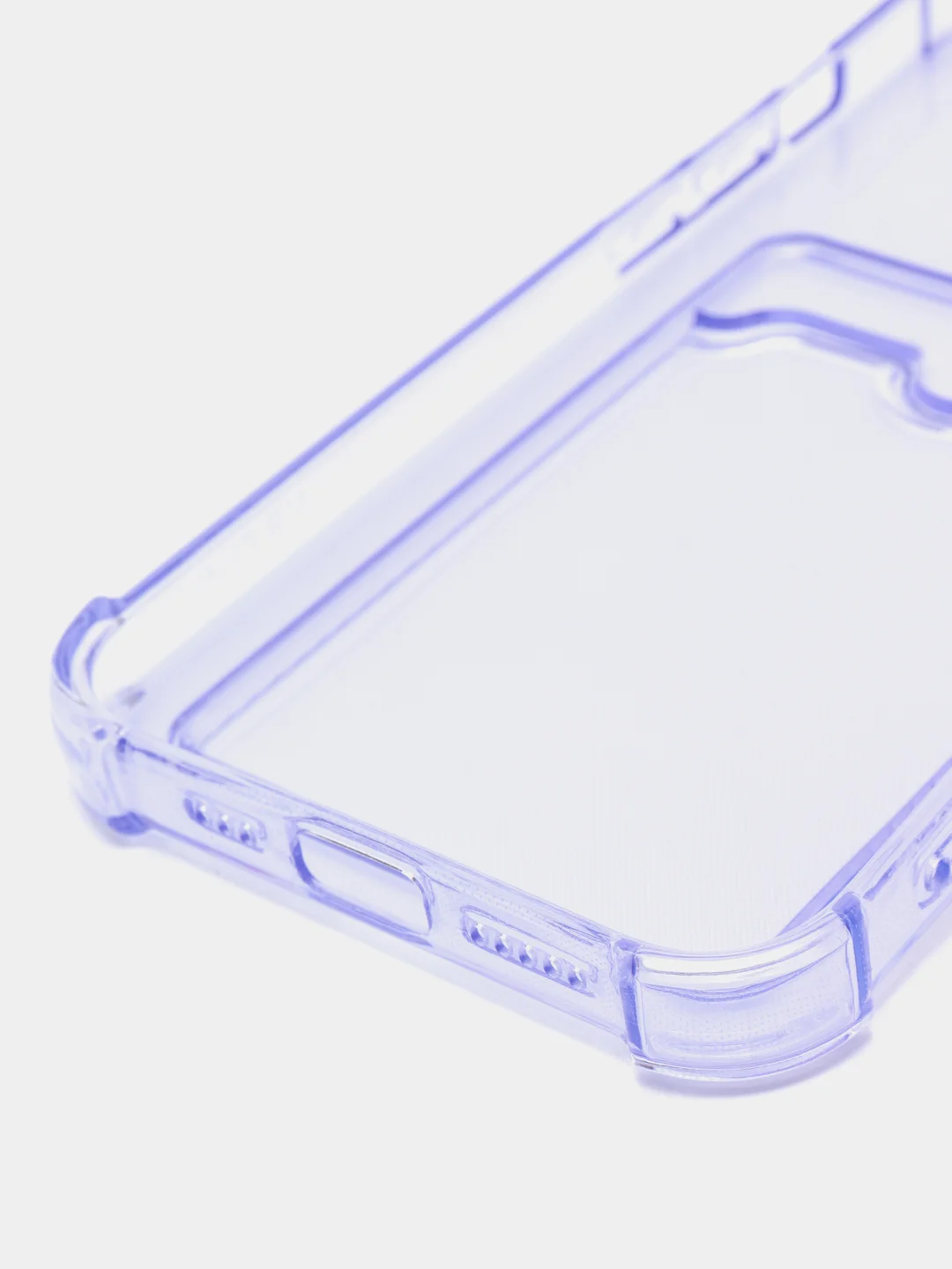 Пурпурный чехол с карманом для пластиковых карт iPhone 7,8,SE,Х,XS,XR,11,12,13 pro/max, силиконовый
