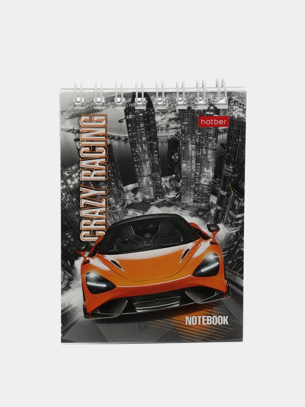 Блокнот на гребне "Автопанорама", А7, 40 листов