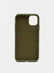 Оливковый чехол Silicone Case для iPhone 11 с закрытым низом