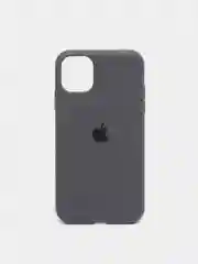 Серый чехол Silicone Case для iPhone 11 с закрытым низом