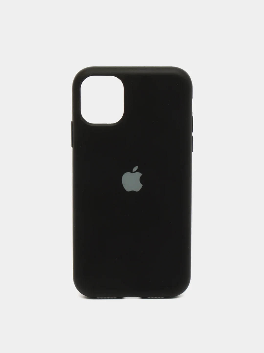 Черный чехол Silicone Case для iPhone 11 с закрытым низом