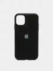 Черный чехол Silicone Case для iPhone 11 с закрытым низом
