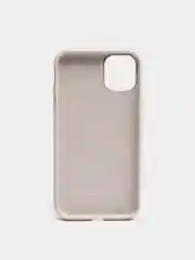 Светло-бежевый чехол Silicone Case для iPhone 11 с закрытым низом