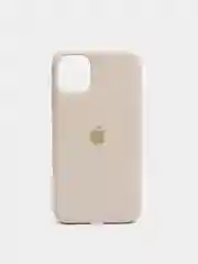 Светло-бежевый чехол Silicone Case для iPhone 11 с закрытым низом