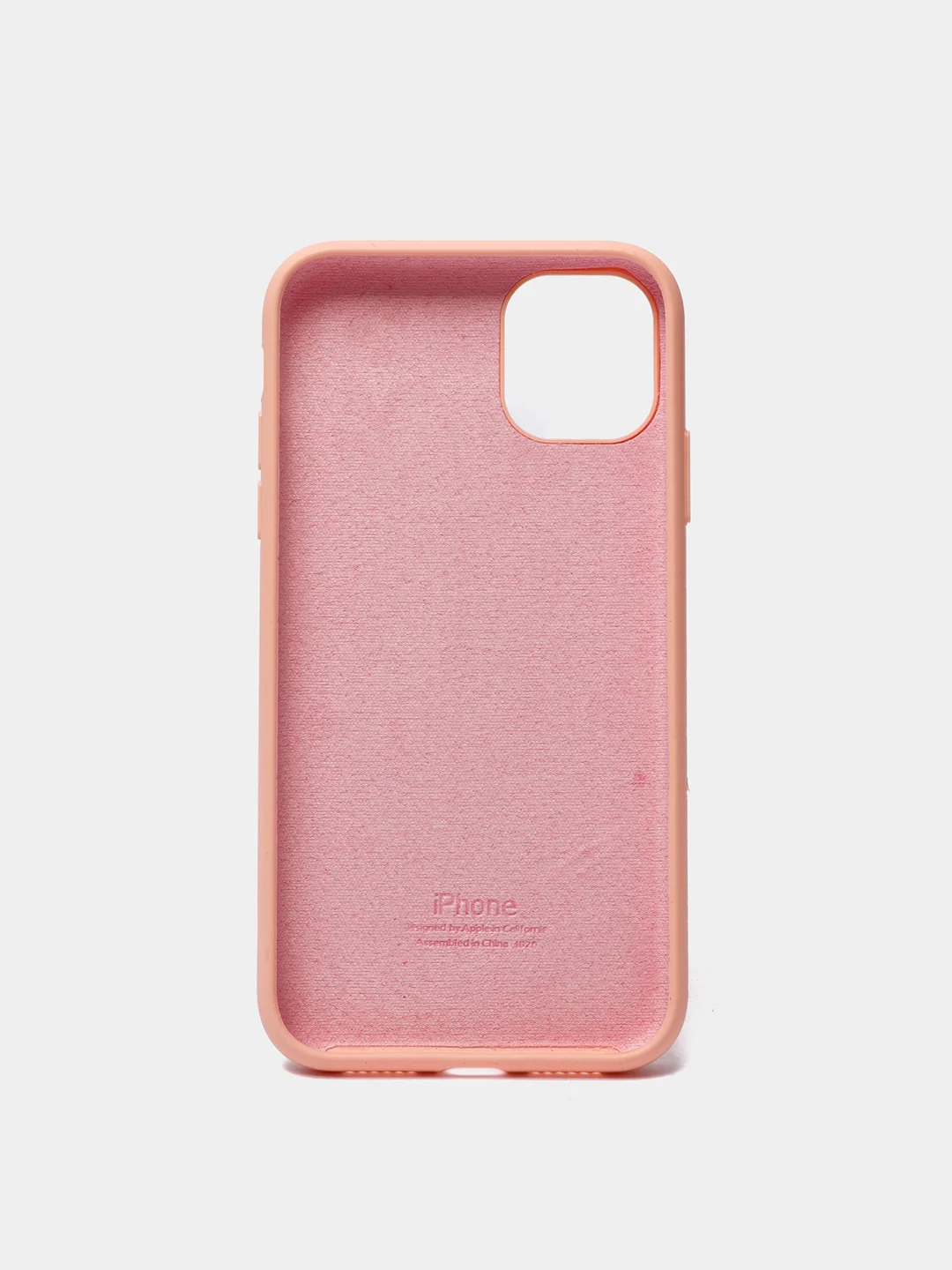 Карамельный чехол Silicone Case для iPhone 11 с закрытым низом
