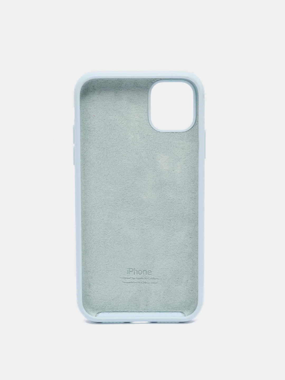 Ледяной чехол Silicone Case для iPhone 11 с закрытым низом