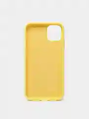 Желтый чехол Silicone Case для iPhone 11 с закрытым низом