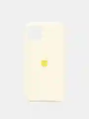 Лимонный чехол Silicone Case для iPhone 11 с закрытым низом