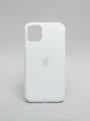 Белый чехол Silicone Case для iPhone 11 с закрытым низом
