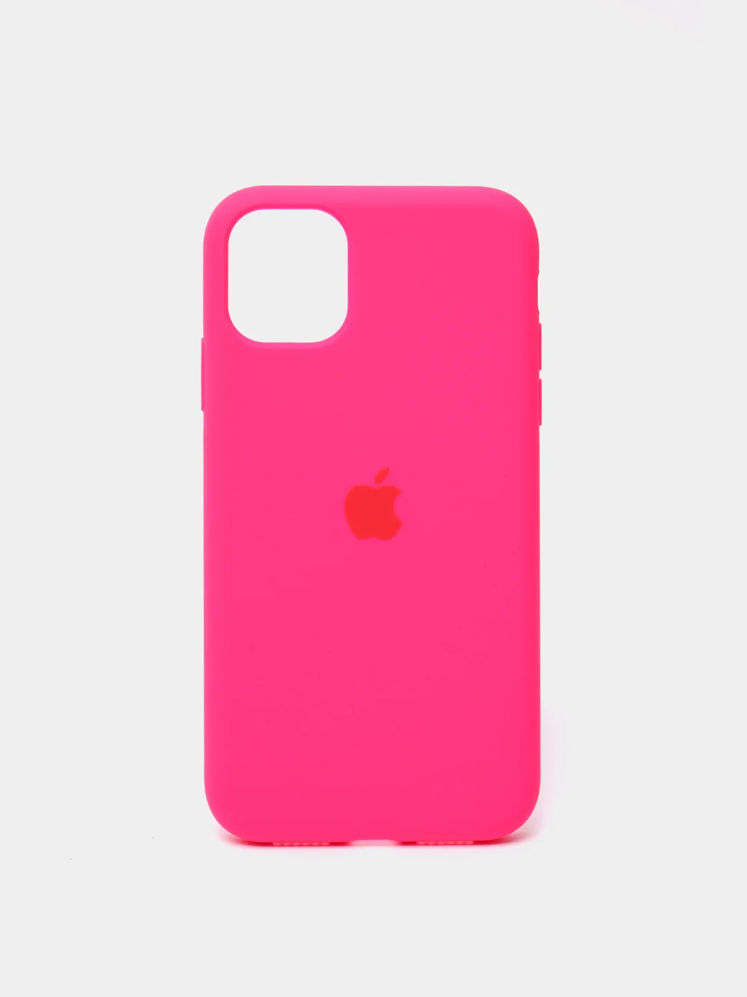 Фуксия чехол Silicone Case для iPhone 11 с закрытым низом