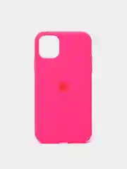 Фуксия чехол Silicone Case для iPhone 11 с закрытым низом