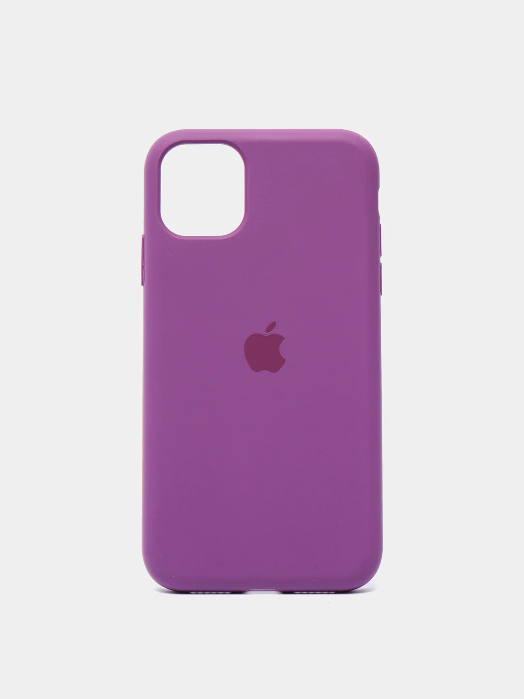 Пурпурный чехол Silicone Case для iPhone 11 с закрытым низом