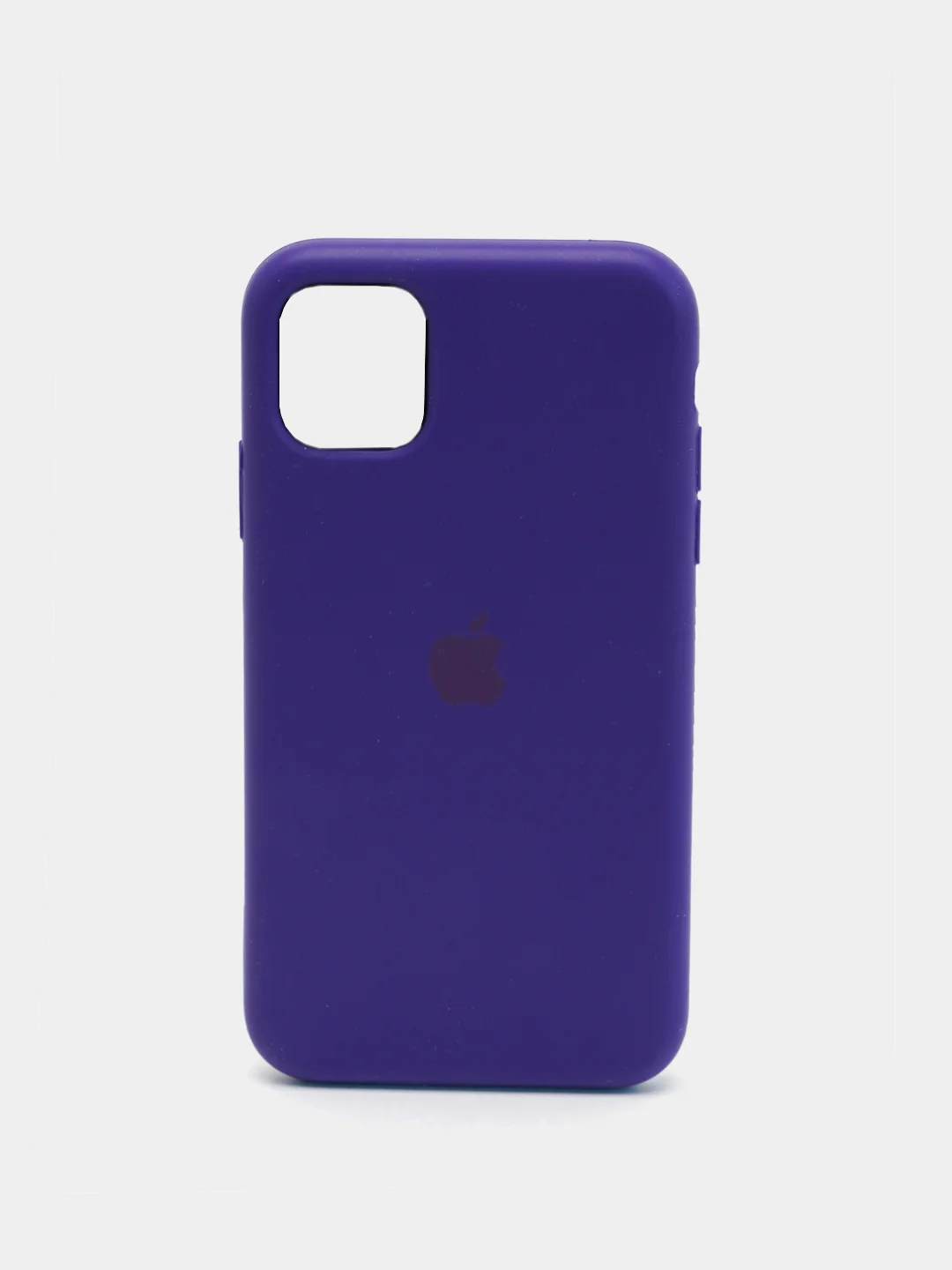 Фиолетовый чехол Silicone Case для iPhone 11 с закрытым низом