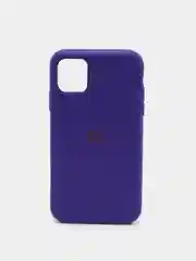 Фиолетовый чехол Silicone Case для iPhone 11 с закрытым низом