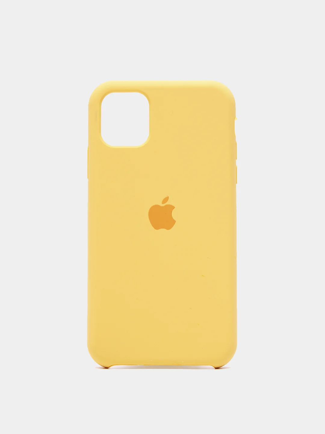 Золотой чехол Silicone Case для iPhone 11 с закрытым низом