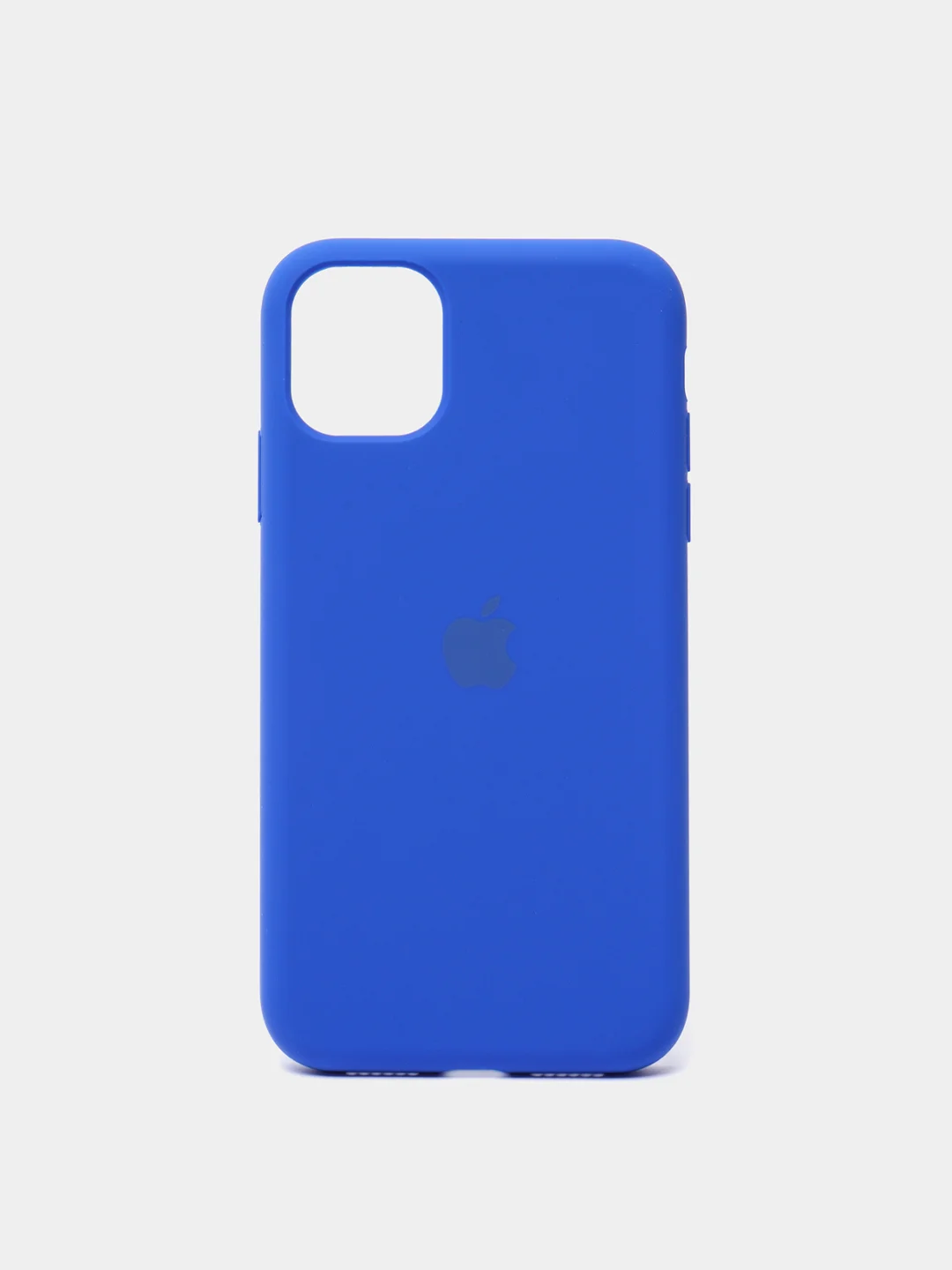 Индиго чехол Silicone Case для iPhone 11 с закрытым низом