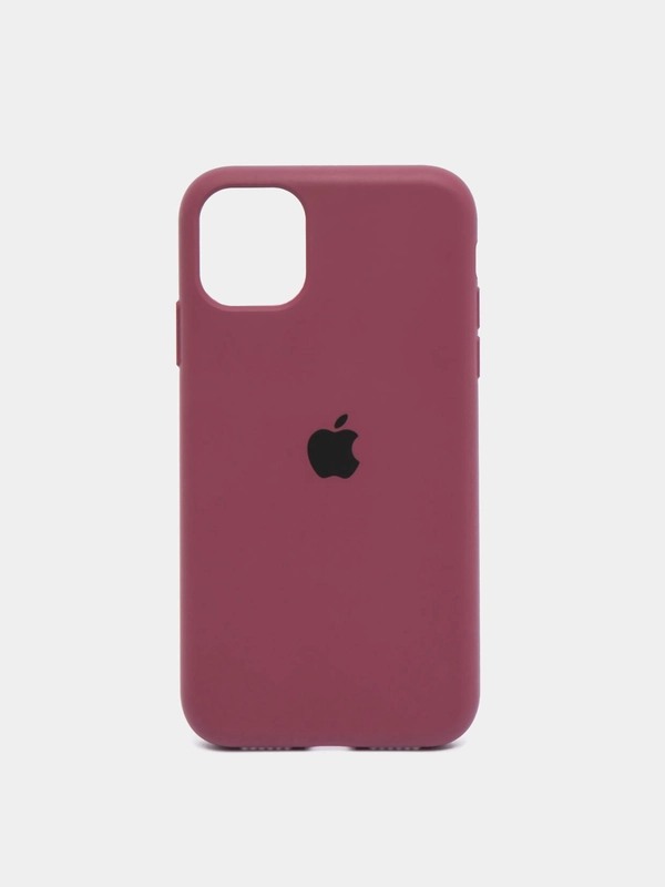Чехол Silicone Case для iPhone 11 с закрытым низом