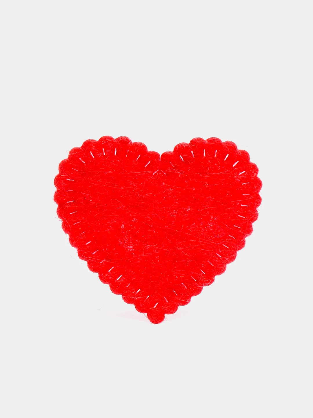 Сердечки из фетра, фасовка по 10 штук