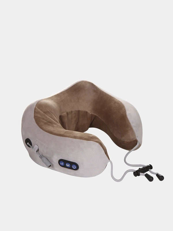 Массажная подушка для шеи U-Shaped Massage Pillow, туристическая