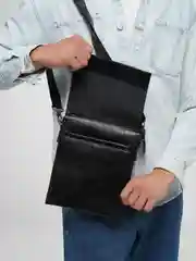 Черный сумка планшет, мужская