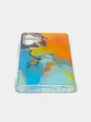 Желтый чехол Samsung Galaxy A32, Самсунг Галакси А32 твердый, прозрачный, с рисунком