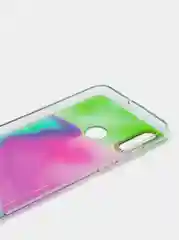 Пурпурный чехол Huawei P Smart 2019 / Honor 10 Lite, Хонор 10 Лайт, твердый, прозрачный, с рисунком