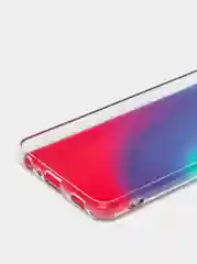 Темно-синий чехол прозрачный с рисунком Samsung Galaxy A22 4G, M22, M32, Самсунг Галакси А22, М22, М32