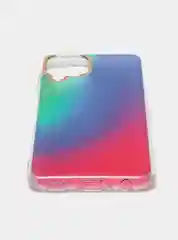 Темно-синий чехол прозрачный с рисунком Samsung Galaxy A22 4G, M22, M32, Самсунг Галакси А22, М22, М32