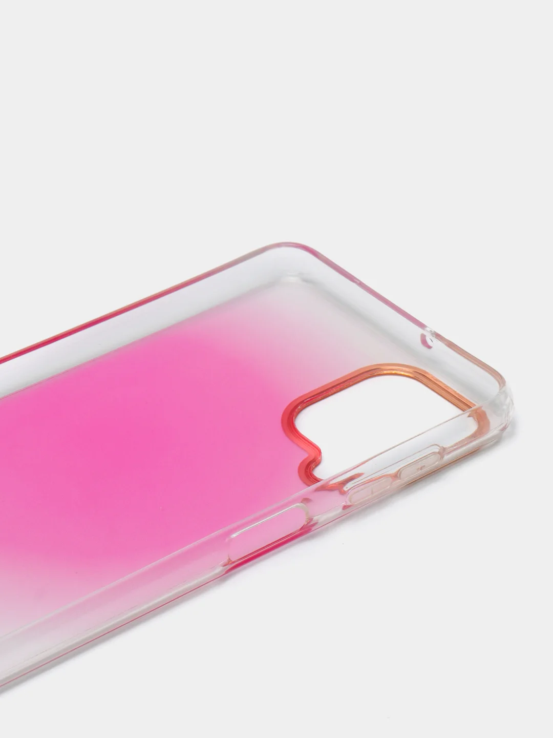 Розовый чехол прозрачный с рисунком Samsung Galaxy A22 4G, M22, M32, Самсунг Галакси А22, М22, М32