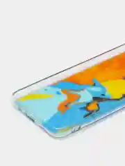 Желтый чехол Honor 7A, 7A Prime, 7S, Huawei Y5 2018, Lite, Y5 Prime, прозрачный, с рисунком