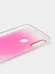 Розовый чехол Huawei P Smart 2019 / Honor 10 Lite, Хонор 10 Лайт, твердый, прозрачный, с рисунком