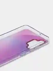Аметистовый чехол Samsung Galaxy A32, Самсунг Галакси А32 твердый, прозрачный, с рисунком