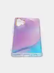 Аметистовый чехол Samsung Galaxy A32, Самсунг Галакси А32 твердый, прозрачный, с рисунком