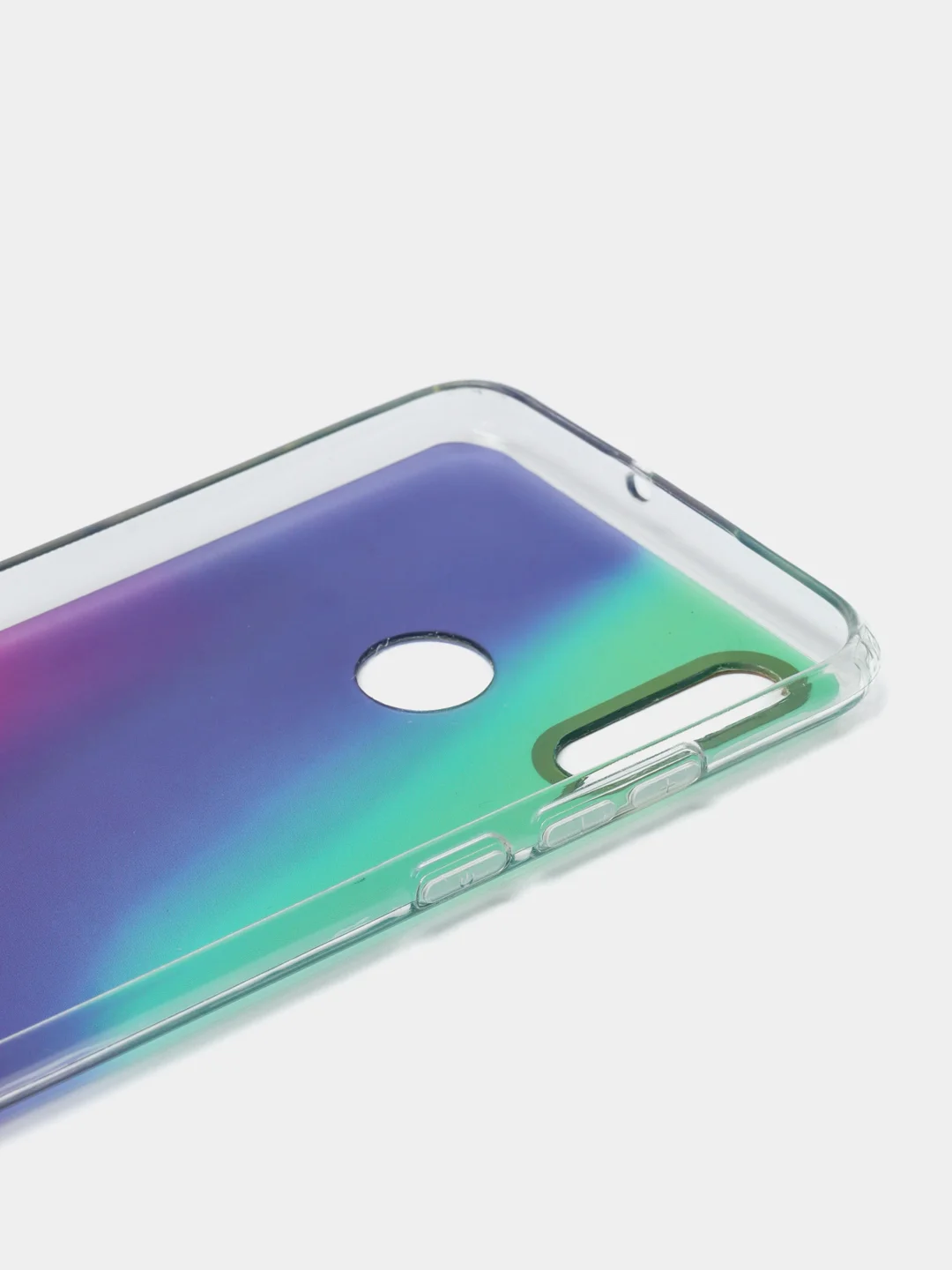 Темно-синий чехол Huawei P Smart 2019 / Honor 10 Lite, Хонор 10 Лайт, твердый, прозрачный, с рисунком