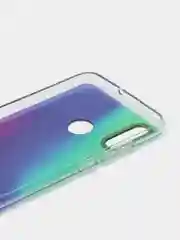 Темно-синий чехол Huawei P Smart 2019 / Honor 10 Lite, Хонор 10 Лайт, твердый, прозрачный, с рисунком
