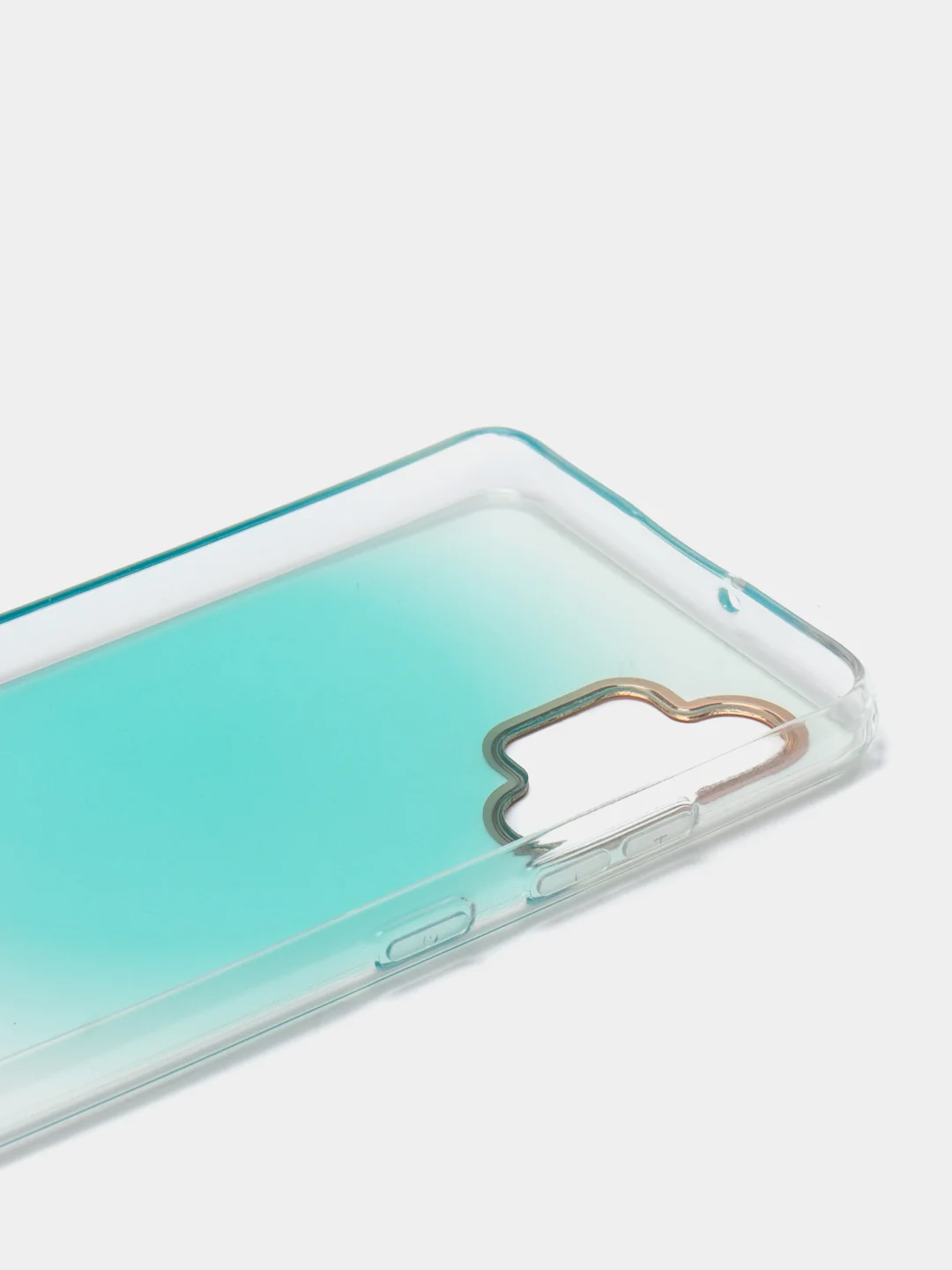 Мятный чехол Samsung Galaxy A32, Самсунг Галакси А32 твердый, прозрачный, с рисунком
