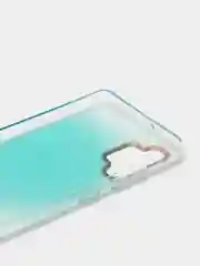 Мятный чехол Samsung Galaxy A32, Самсунг Галакси А32 твердый, прозрачный, с рисунком