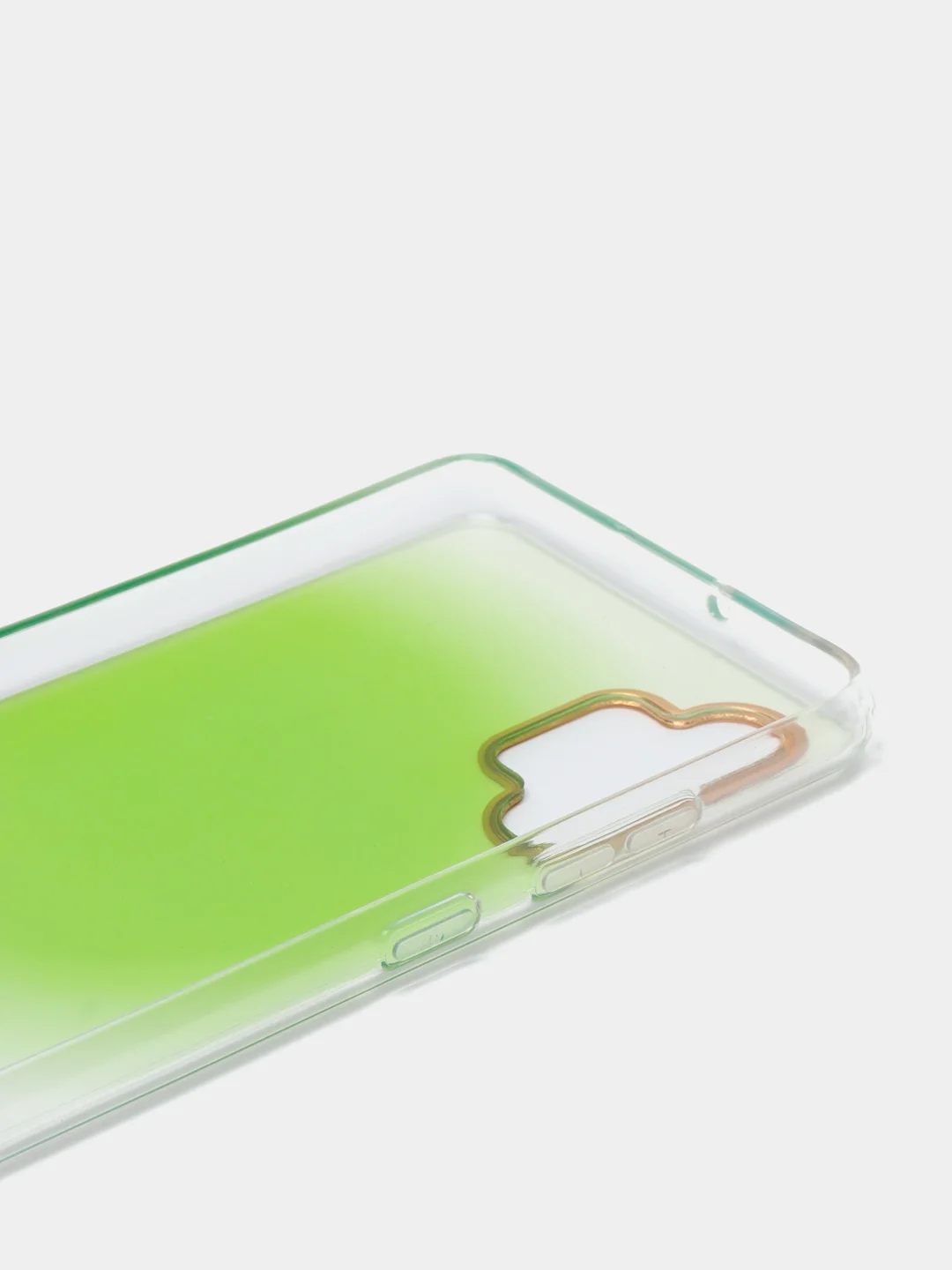 Лайм чехол Samsung Galaxy A32, Самсунг Галакси А32 твердый, прозрачный, с рисунком