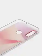 Пудровый чехол Huawei P Smart 2019 / Honor 10 Lite, Хонор 10 Лайт, твердый, прозрачный, с рисунком