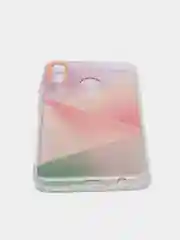 Пудровый чехол Huawei P Smart 2019 / Honor 10 Lite, Хонор 10 Лайт, твердый, прозрачный, с рисунком