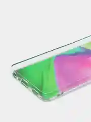 Пурпурный чехол Samsung Galaxy A32, Самсунг Галакси А32 твердый, прозрачный, с рисунком