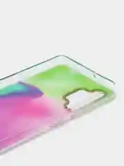 Пурпурный чехол Samsung Galaxy A32, Самсунг Галакси А32 твердый, прозрачный, с рисунком