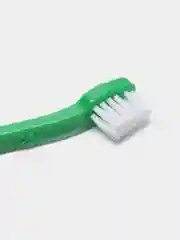 Зеленый зубная щетка для собак для зубной пасты, двусторонняя