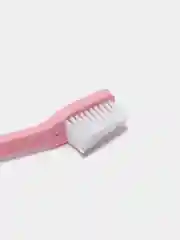 Розовый зубная щетка для собак для зубной пасты, двусторонняя