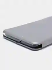 Серебряный чехол-книжка Samsung Galaxy A70 (Самсуннг Галакси А70)