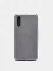 Серебряный чехол-книжка Samsung Galaxy A70 (Самсуннг Галакси А70)