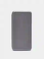 Серебряный чехол-книжка Samsung Galaxy A70 (Самсуннг Галакси А70)